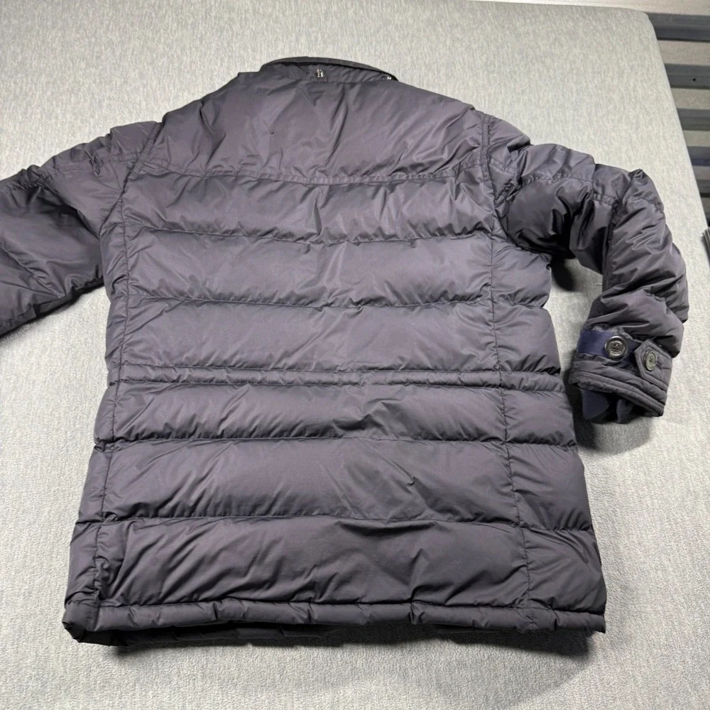 Polo Ralph Lauren Jacket Mens L Black Down Filled Quilted Puffer Heavy Parka Coa